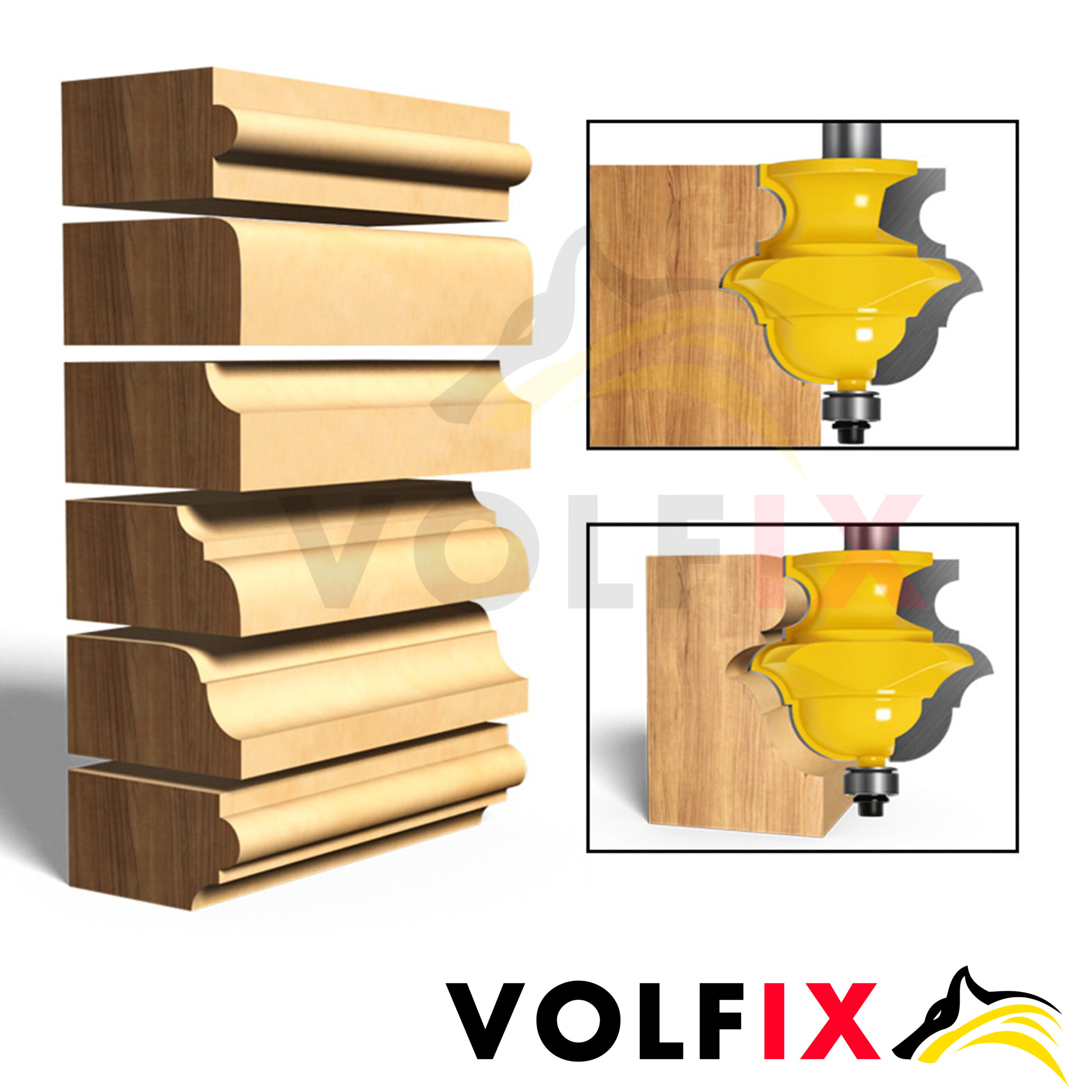 Мульти профільна фігурна фреза VOLFIX FZ-120-210 d12