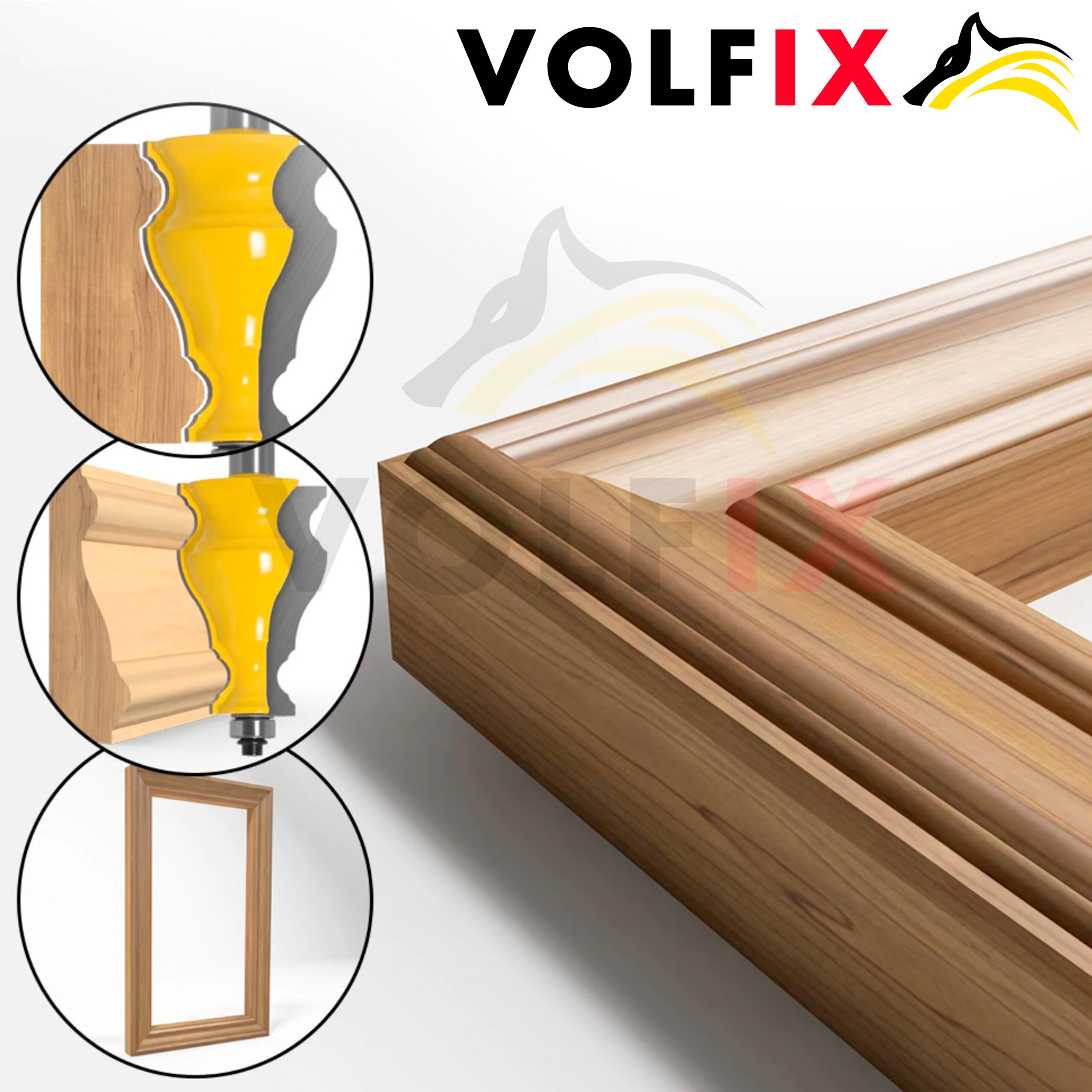 Фігурна кромкова фреза VOLFIX FZ-120-216 d8