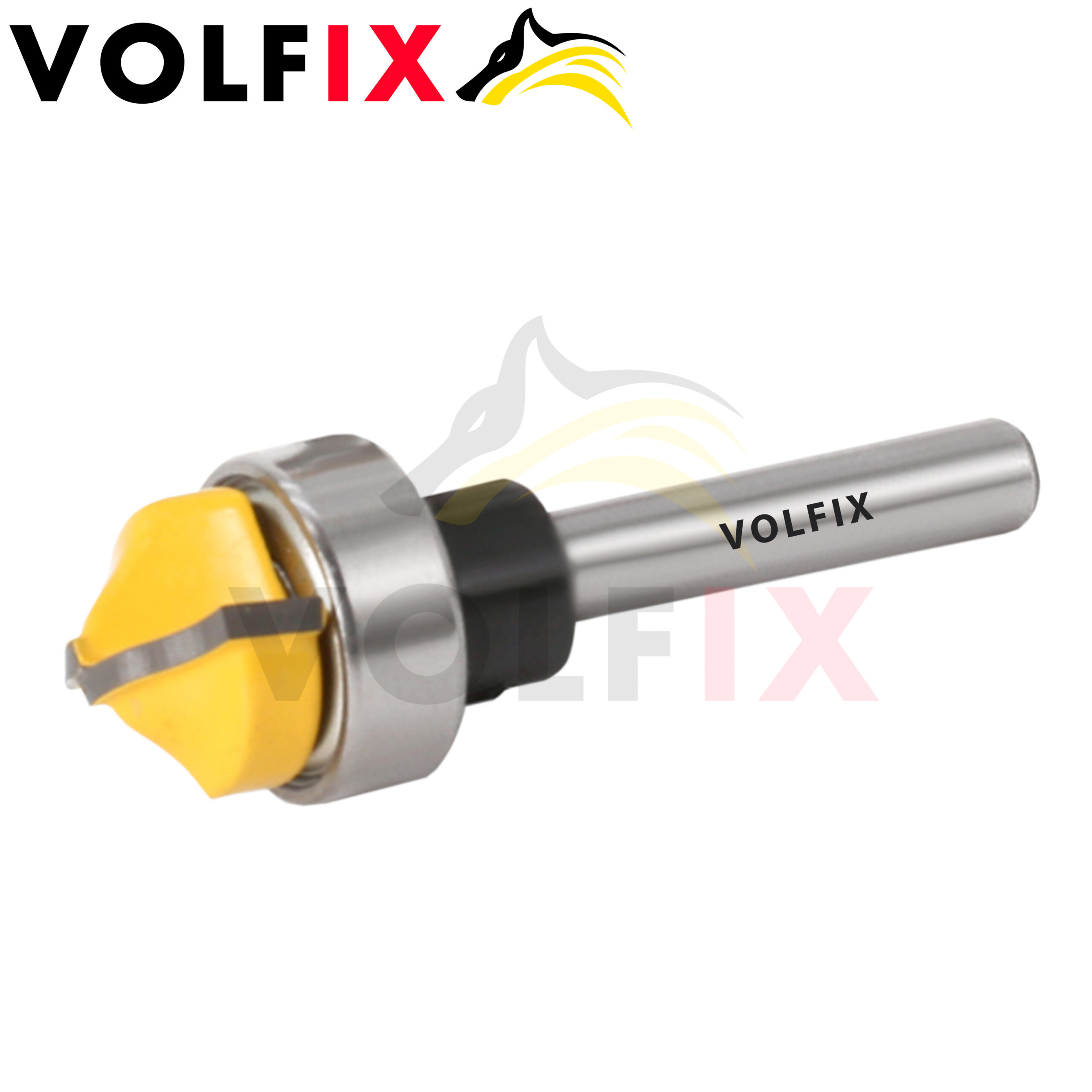 Пазова галтельна фреза з підшипником VOLFIX FZ-120-260 d8 для фільонки, перил, штапика