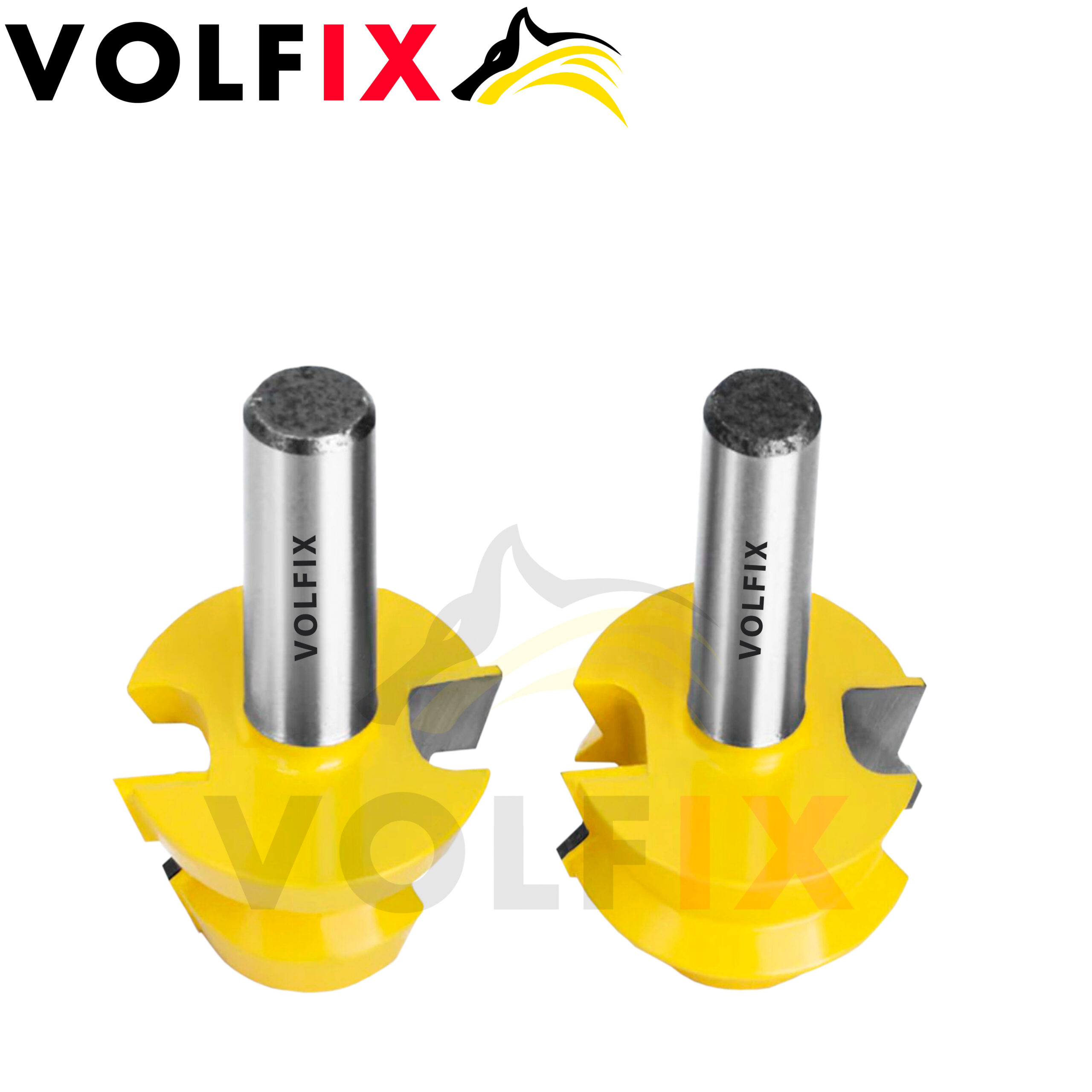 Фрези для виготовлення бочок VOLFIX FZ-120-600 d12 пазо-шипова фреза для з'єднання (тато-мама)
