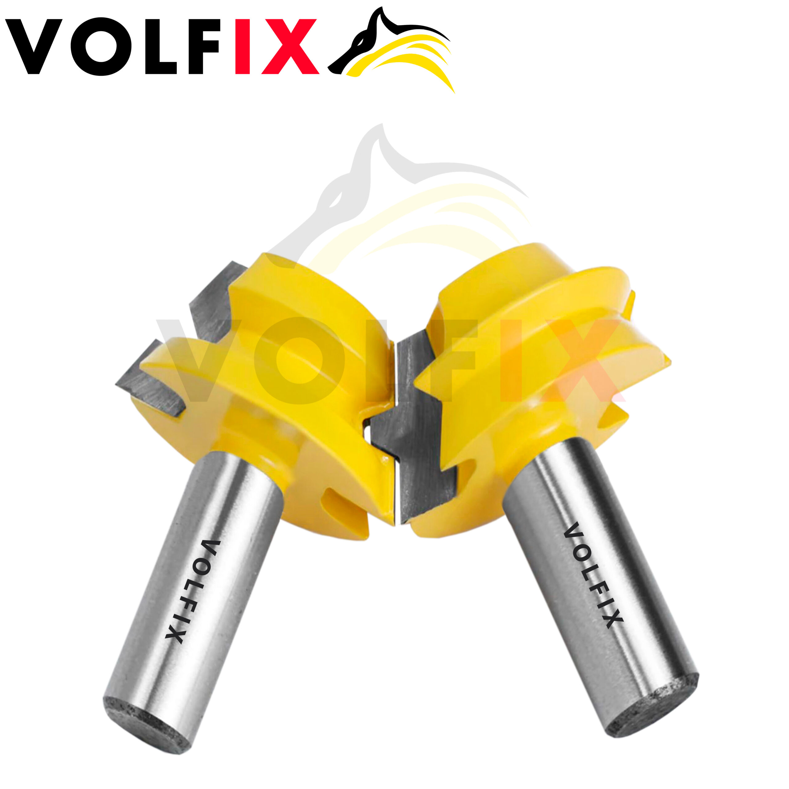 Фрези для виготовлення бочок VOLFIX FZ-120-600 d12 пазо-шипова фреза для з'єднання (тато-мама)