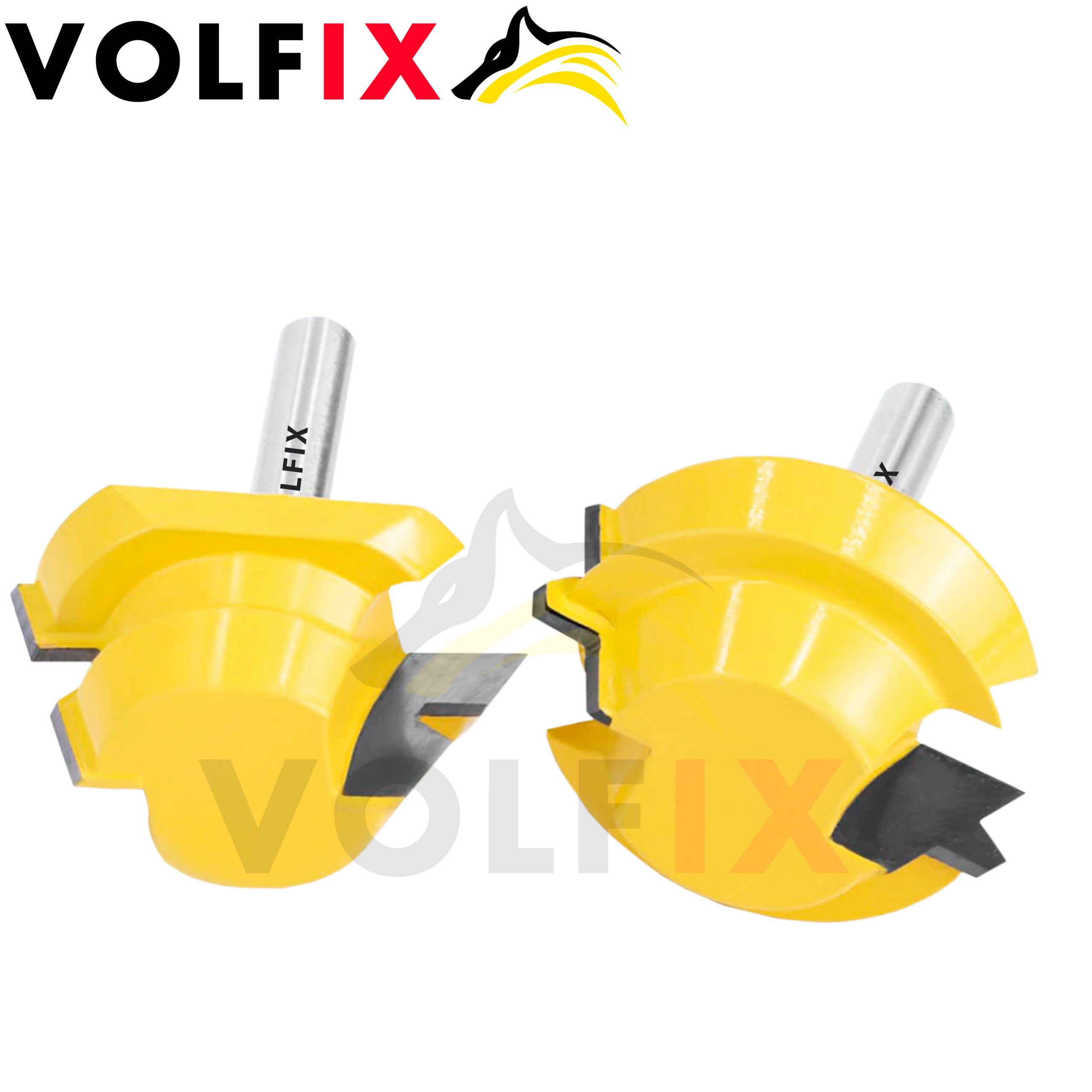 Фрези для виготовлення бочок VOLFIX FZ-120-600 d8 пазо-шипова фреза для з'єднання (тато-мама)