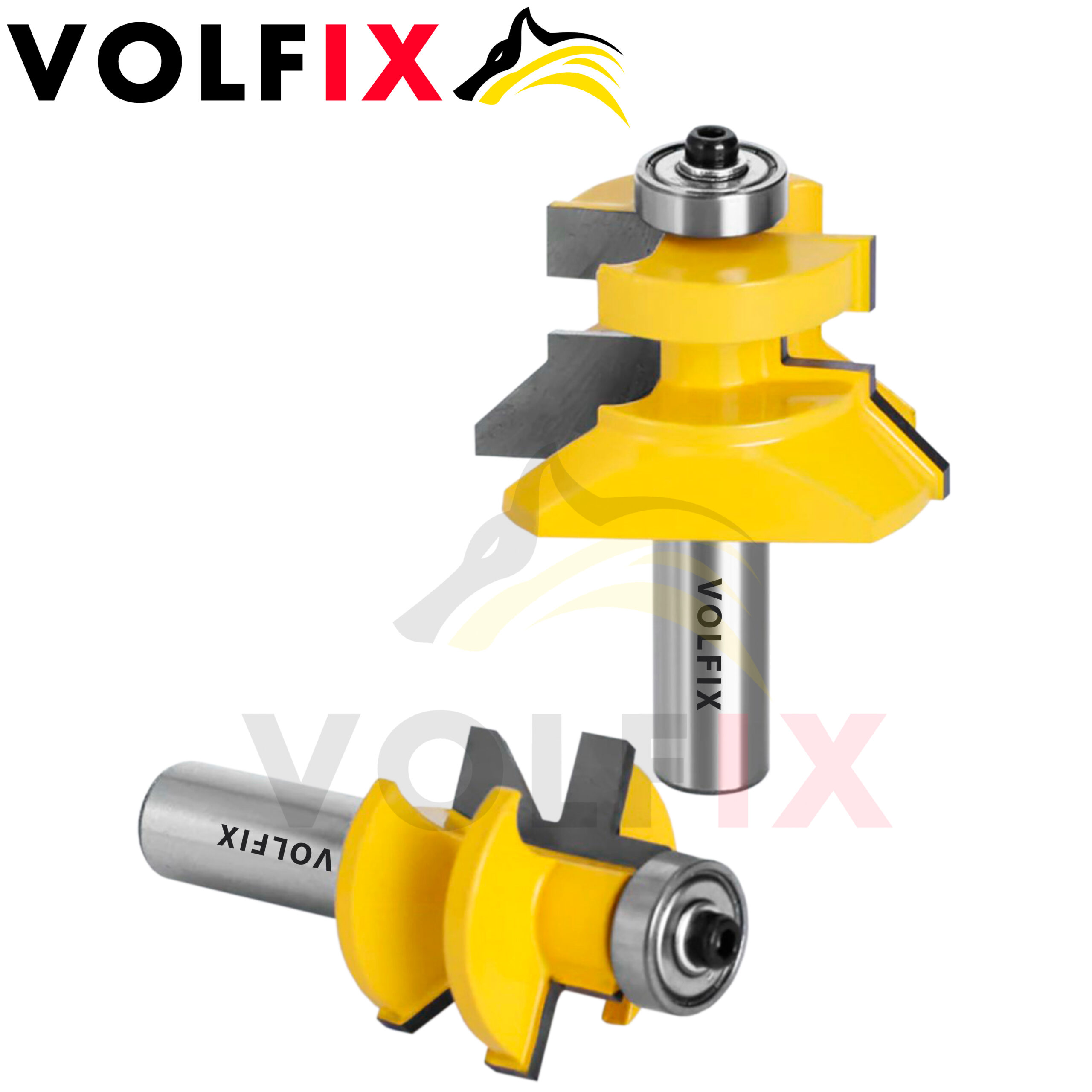 Фрези для вагонки VOLFIX FZ-120-800 d12 пазо-шипова фреза для обшивальної дошки