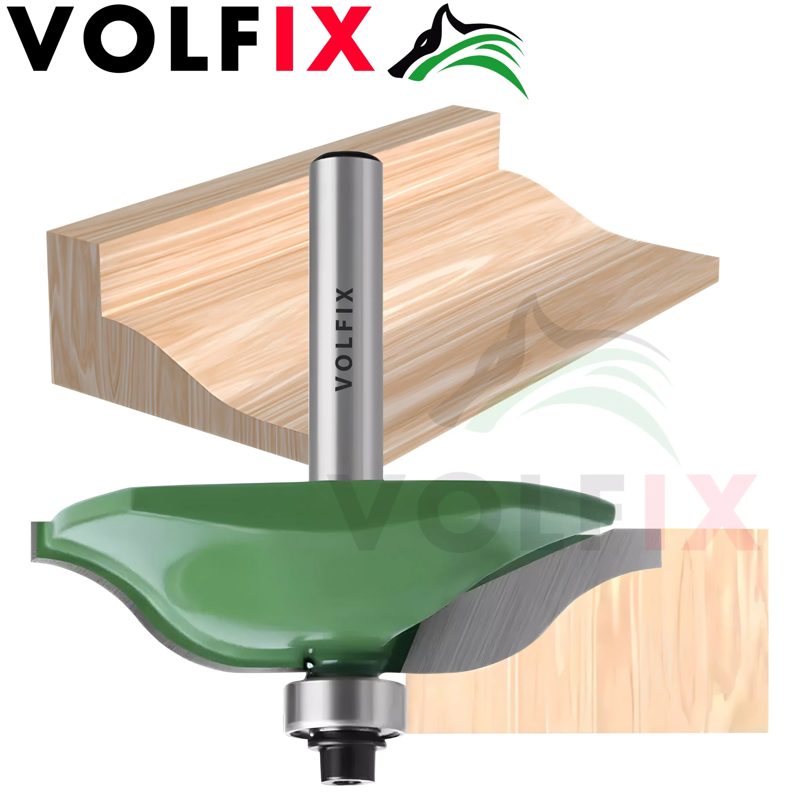 Комплект фрез №1 VOLFIX GRAND з 3-х фрез для мебельної обв'язки з фільонкою