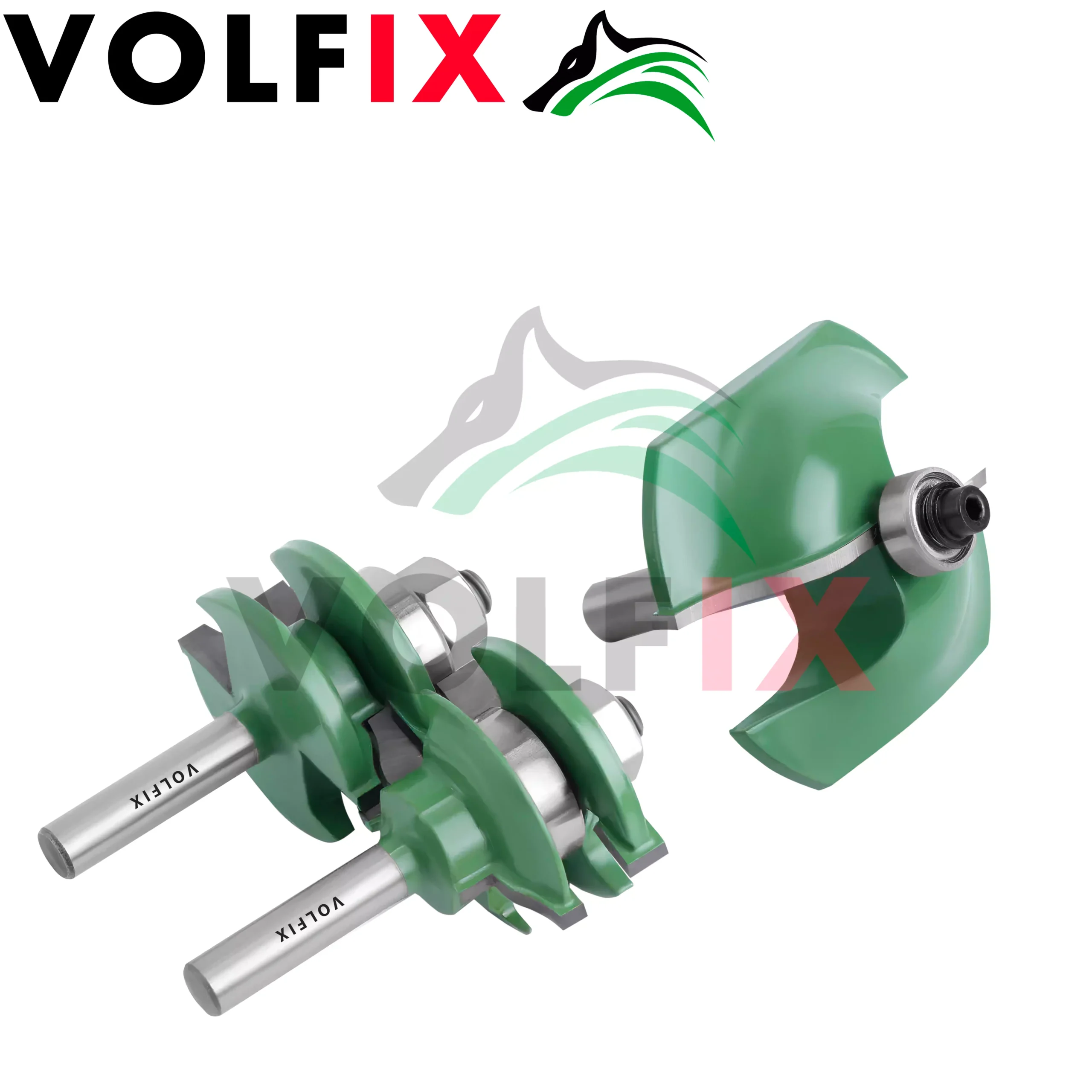 Комплект фрез №1 VOLFIX GRAND з 3-х фрез для мебельної обв'язки з фільонкою