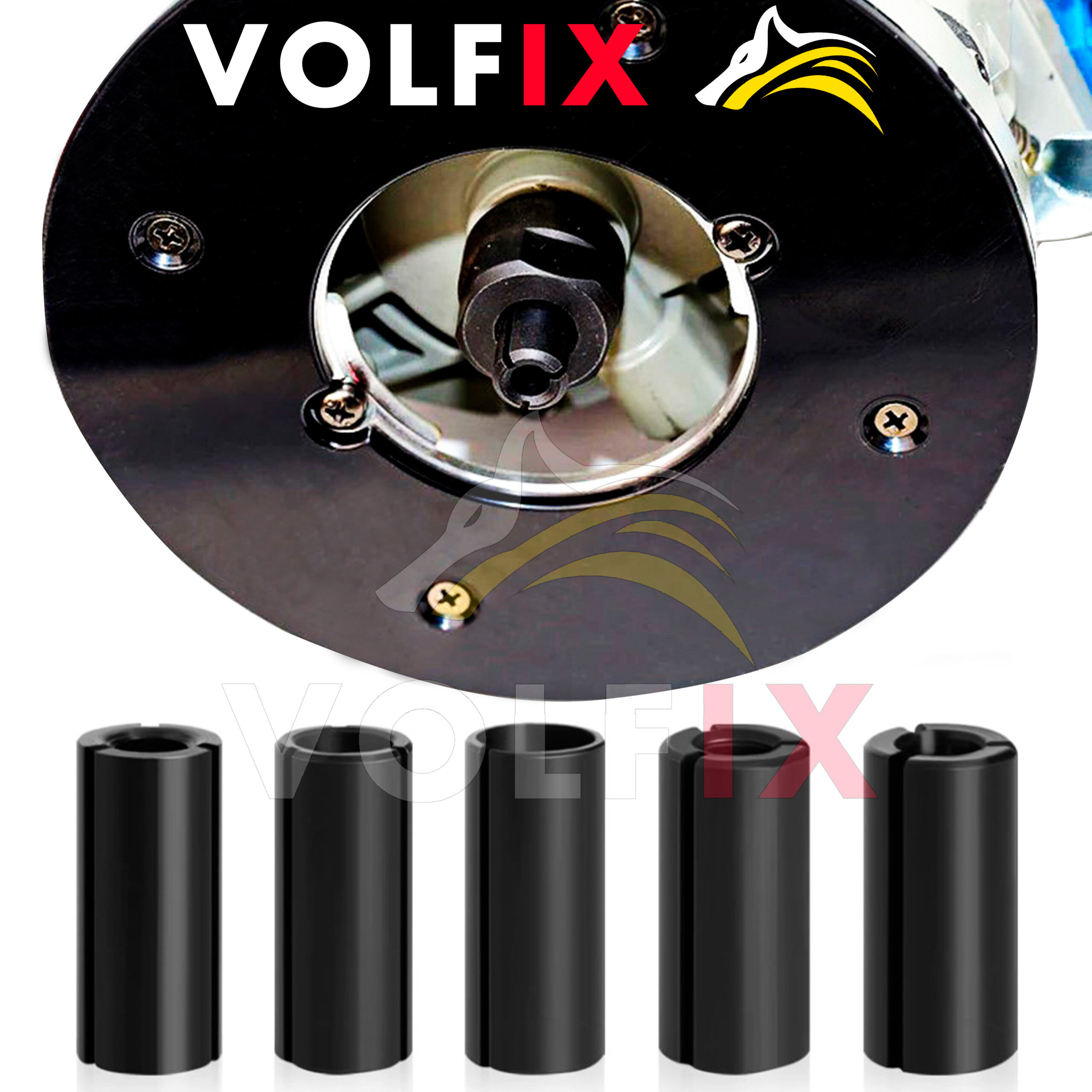 Перехідна втулка для фрез VOLFIX с 12 на 6 мм