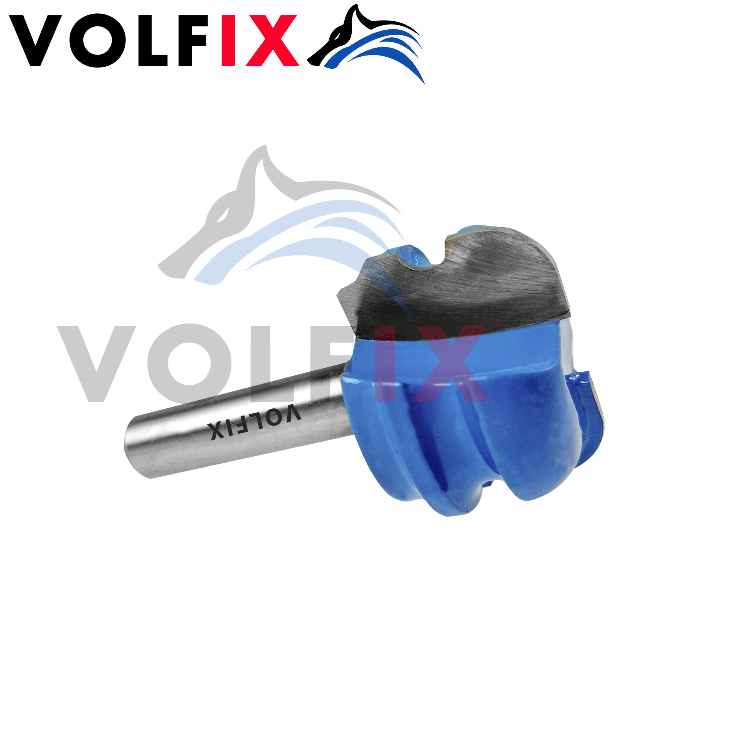 Пазова галтельна фреза VOLFIX FZ-120-262 d8 для фільонки, перил, штапика