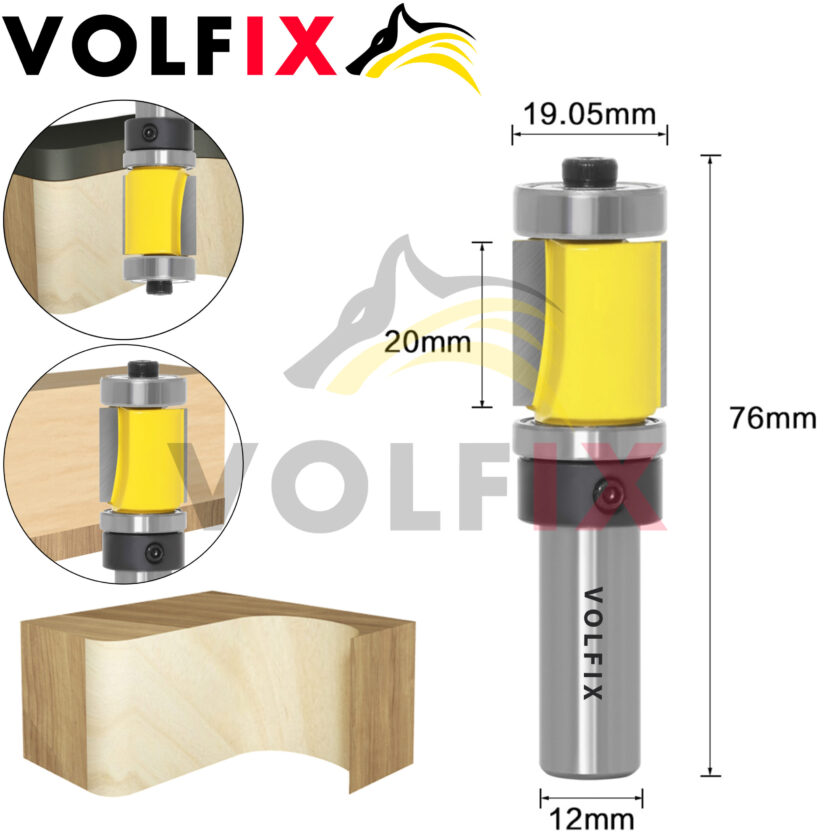 Фреза обкаточна пряма VOLFIX FZ-120-461 d12