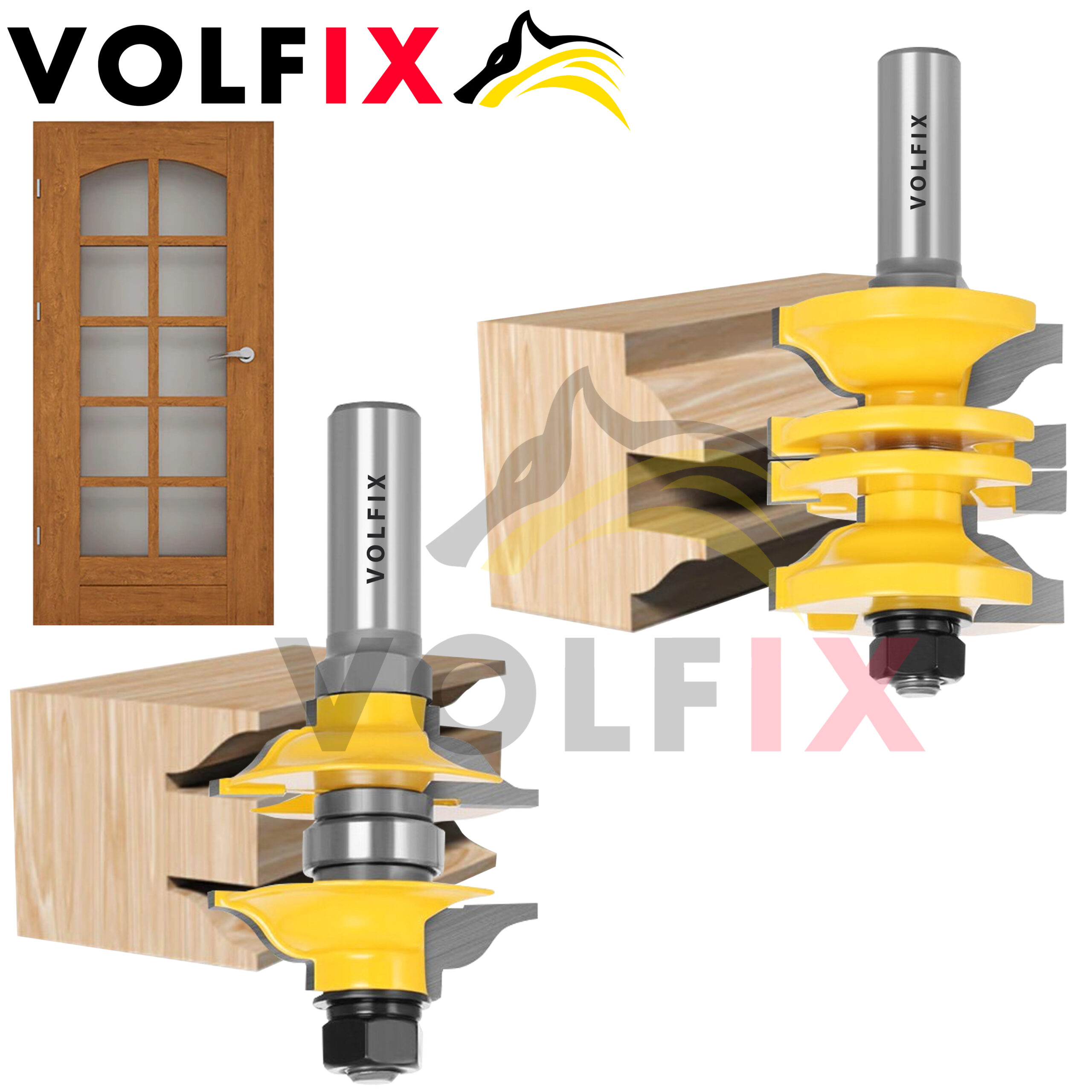 Фрези VOLFIX FZ-120-850 d12 для мебельної обв'язки