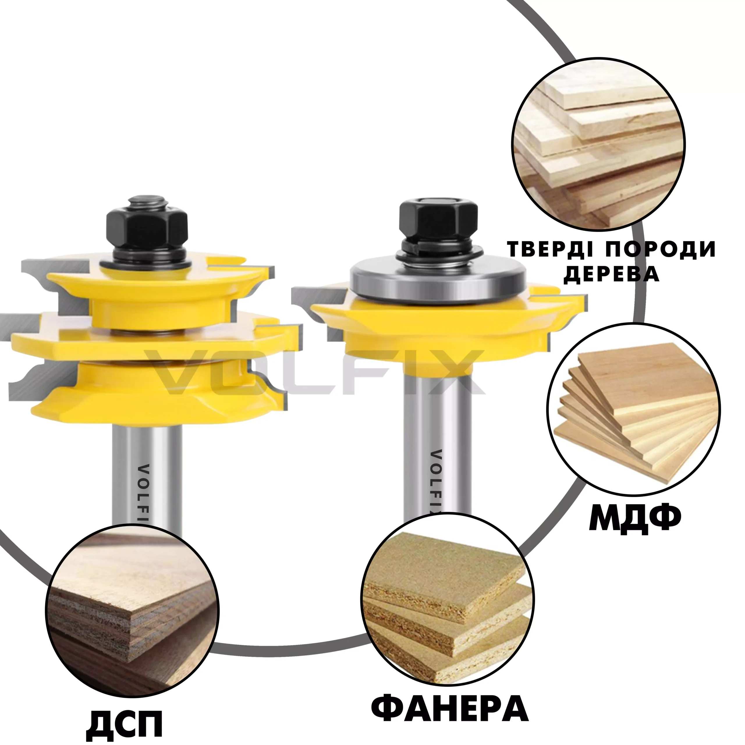 Фрези для мебельної обв'язки VOLFIX FZ-120-840 d12