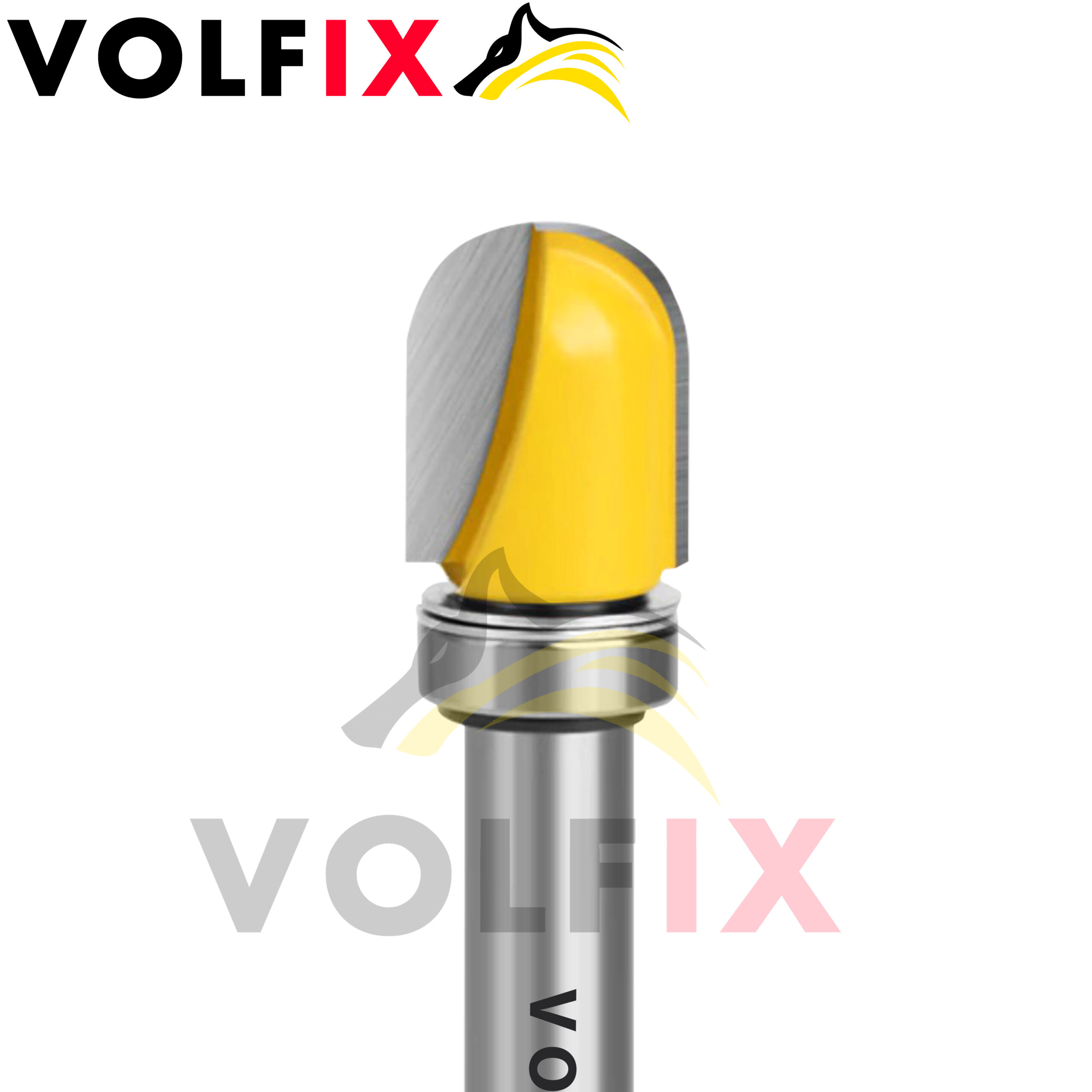 Пазова галтельна фреза з підшипником VOLFIX FZ-120-256 d8 для виготовлення жолобків тарілок чаш лотків підносів