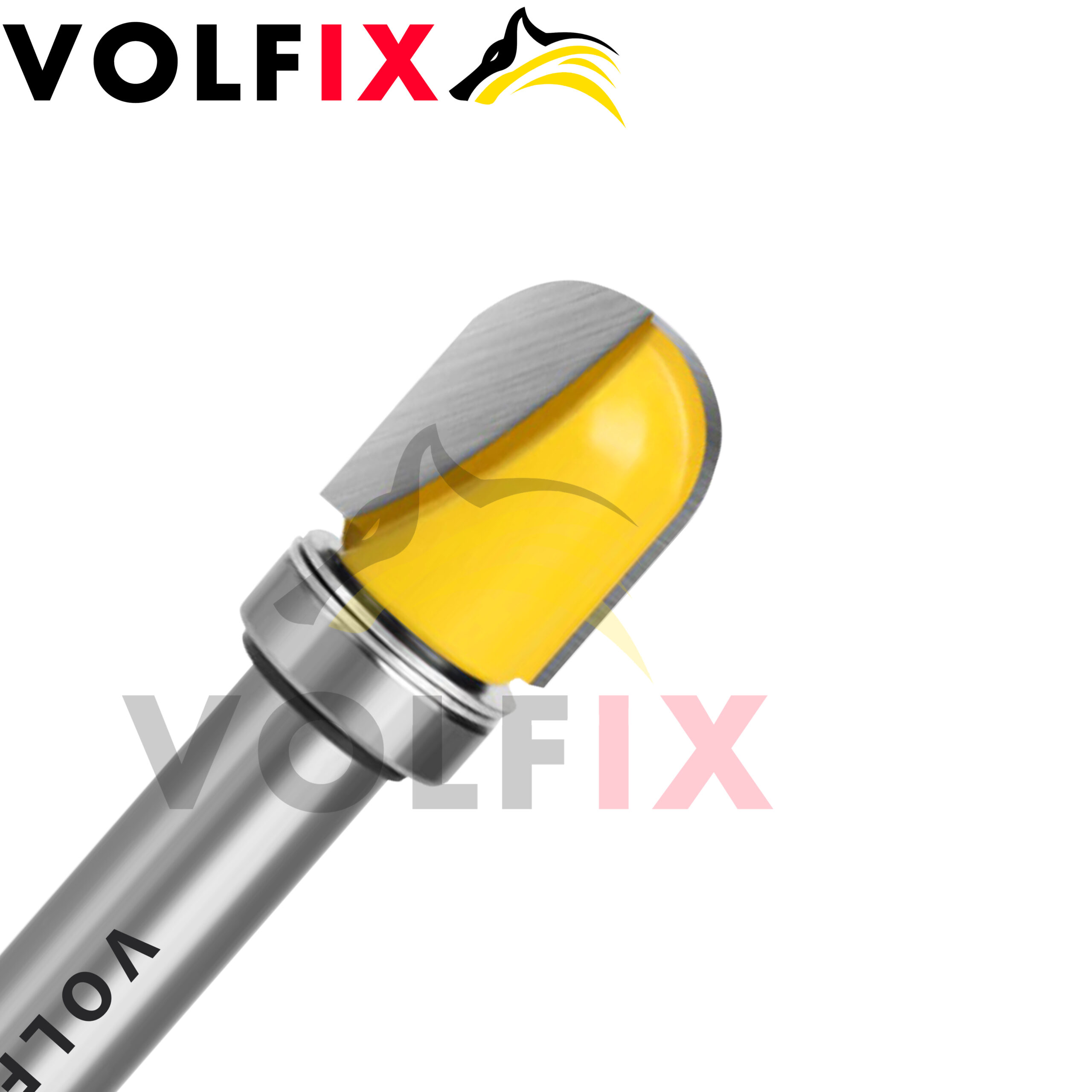 Пазова галтельна фреза з підшипником VOLFIX FZ-120-256 d8 для виготовлення жолобків тарілок чаш лотків підносів