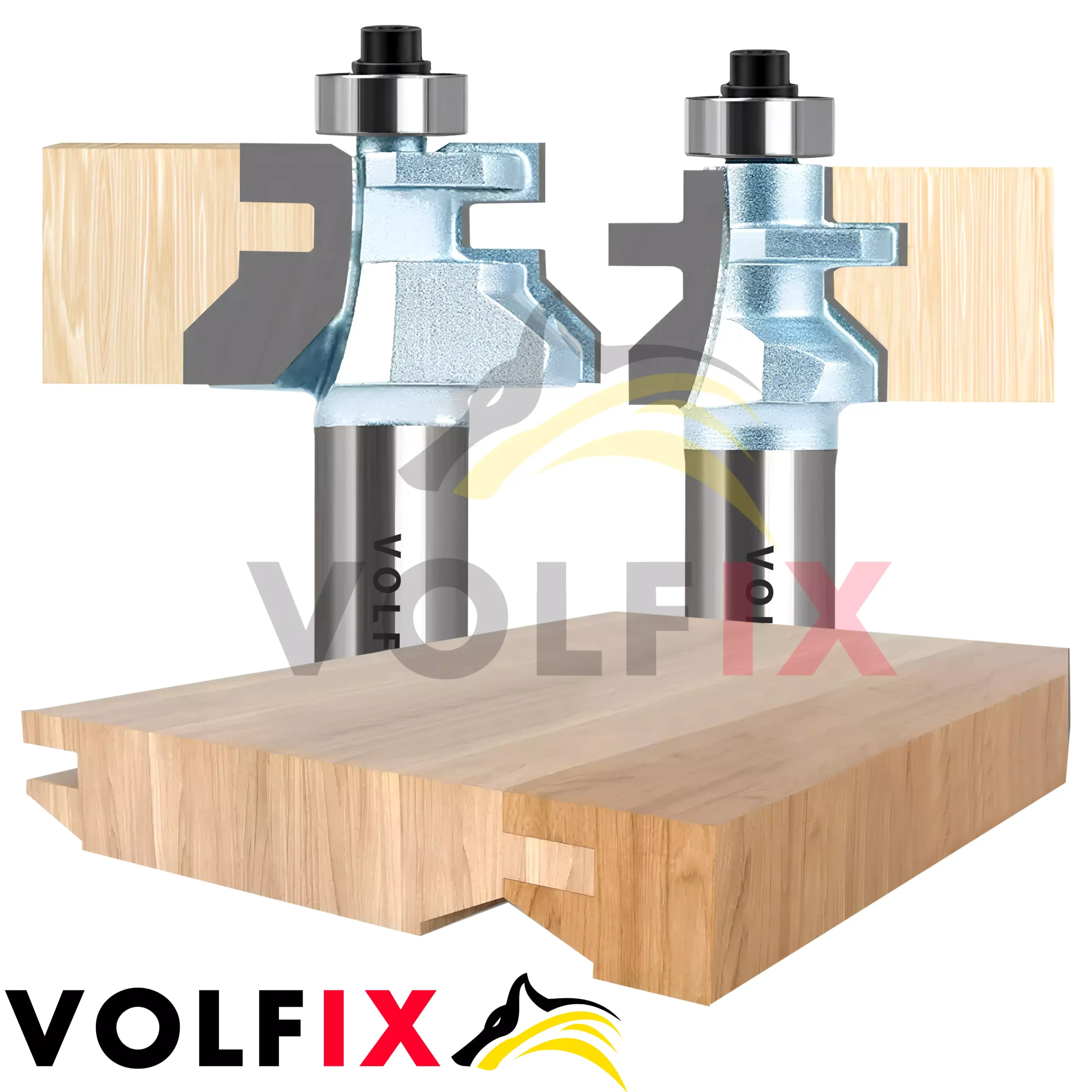 Фрези для вагонки VOLFIX FZ-120-801 d12 пазо-шипова фреза для обшивальної дошки
