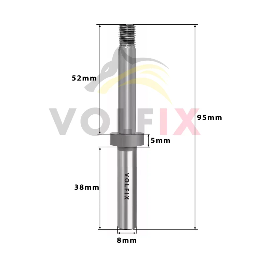 Ніжка (хвостовик) для фрези для зрощення VOLFIX FZ-120-520 d8