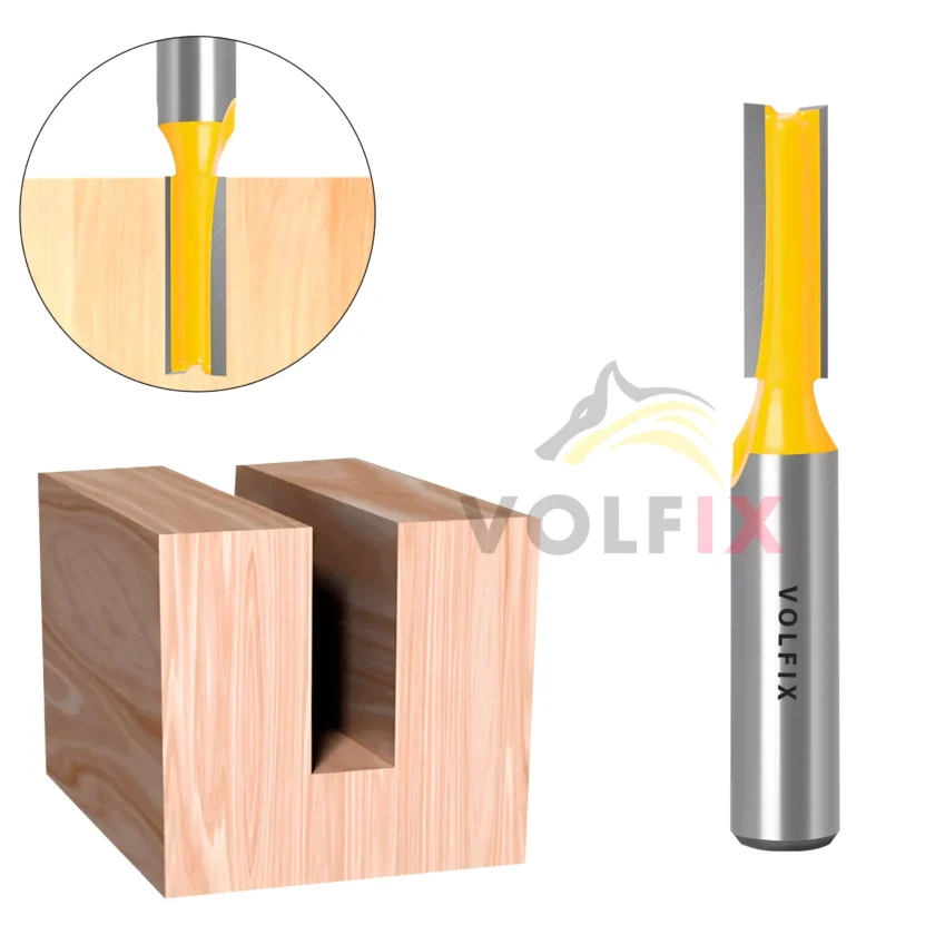 Фреза пряма пазова VOLFIX D6 h20 d8