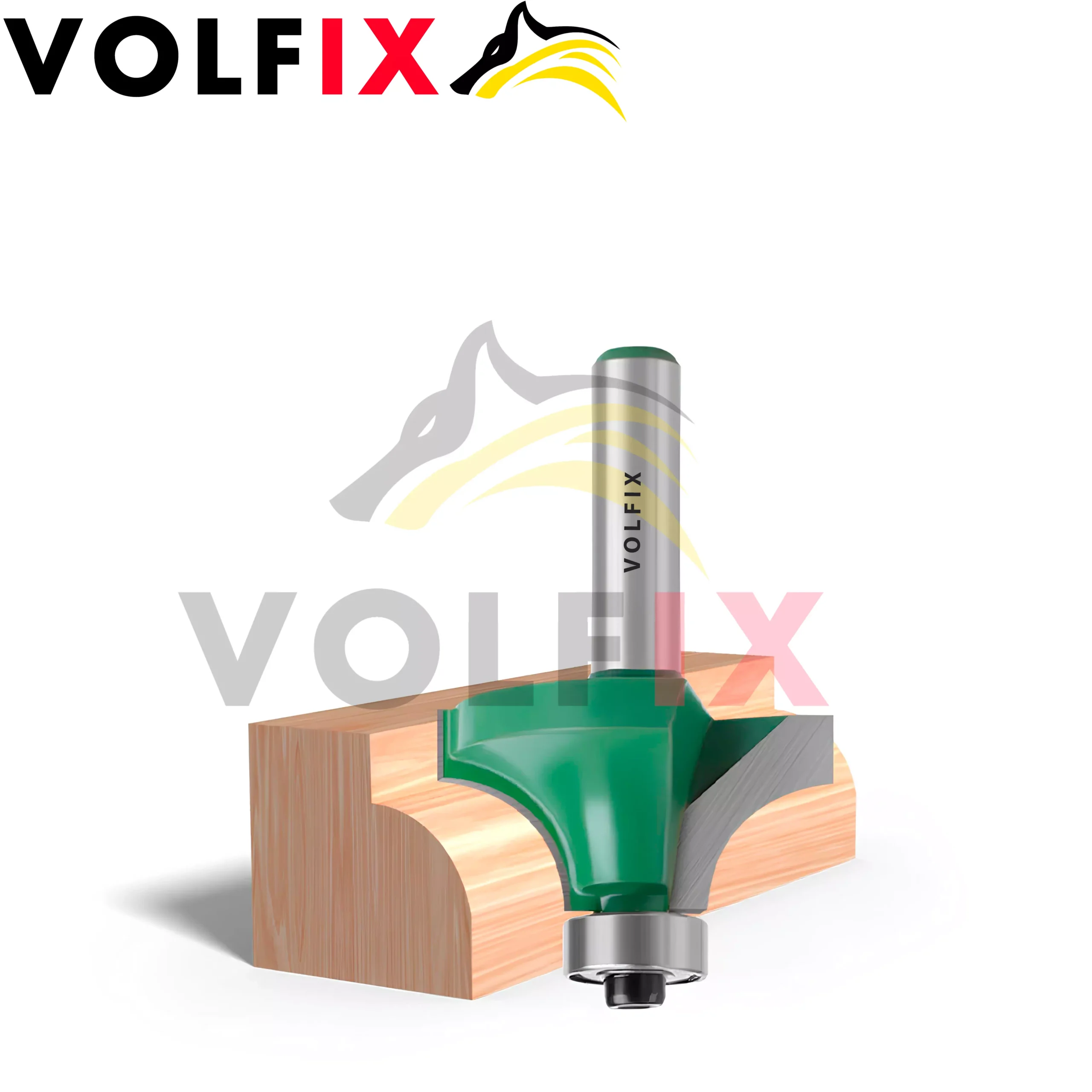 R10 d8 радіусна фреза VOLFIX для заокруглення кромки