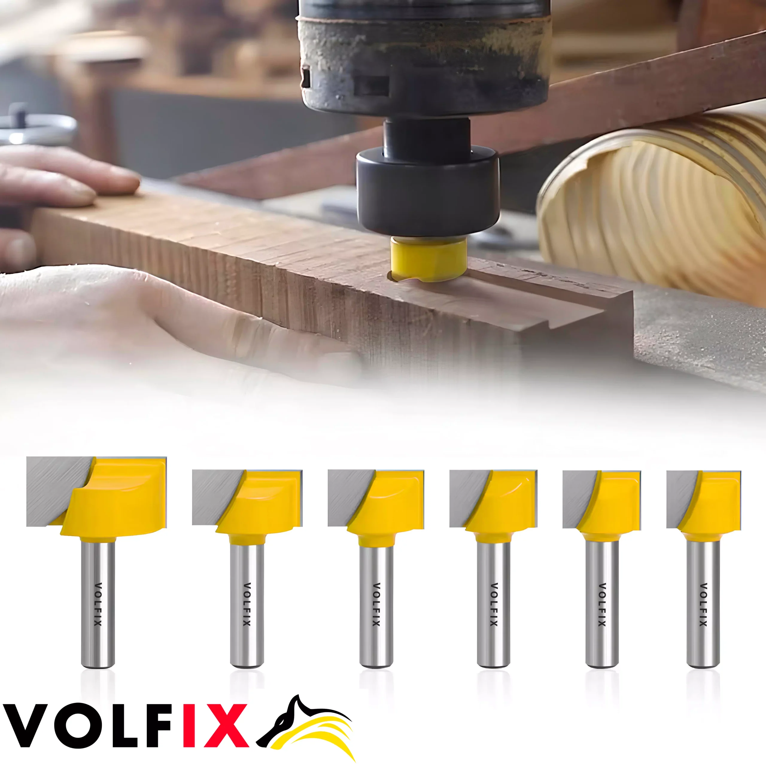 D16 h13 d8 фреза для вирівнювання поверхні VOLFIX (FZ-12) D16 h13 d8
