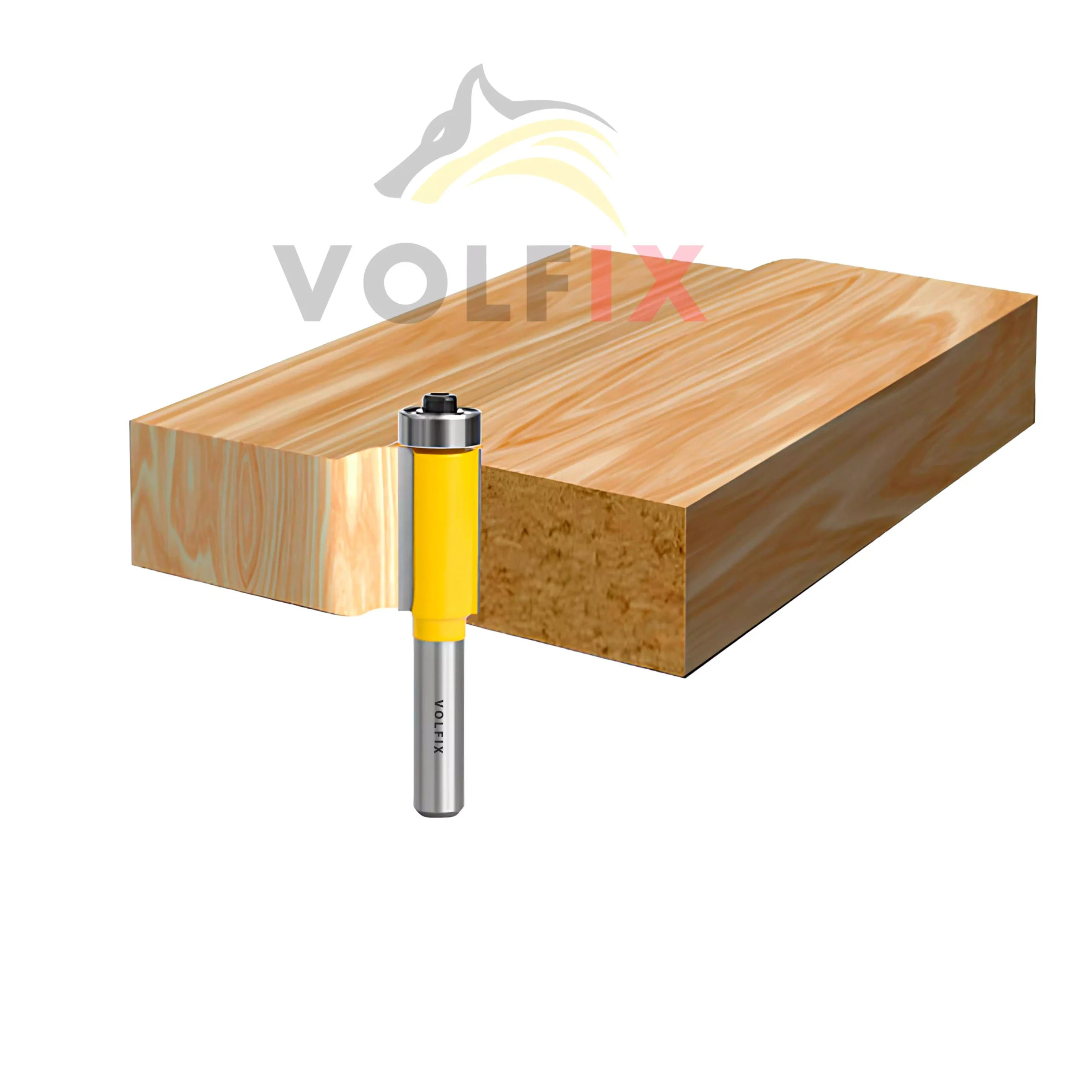 Обкаточна пряма фреза VOLFIX FZ-120-220 h12.7 d8 з нижнім підшипником