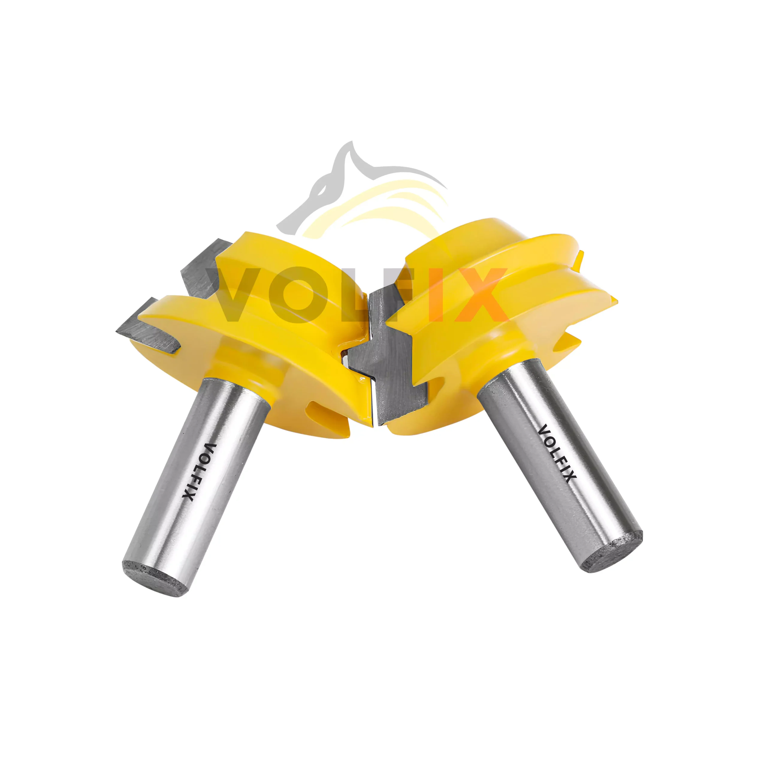 Фрези для виготовлення бочок VOLFIX FZ-120-605 d12 пазо-шипова фреза для з'єднання (тато-мама)